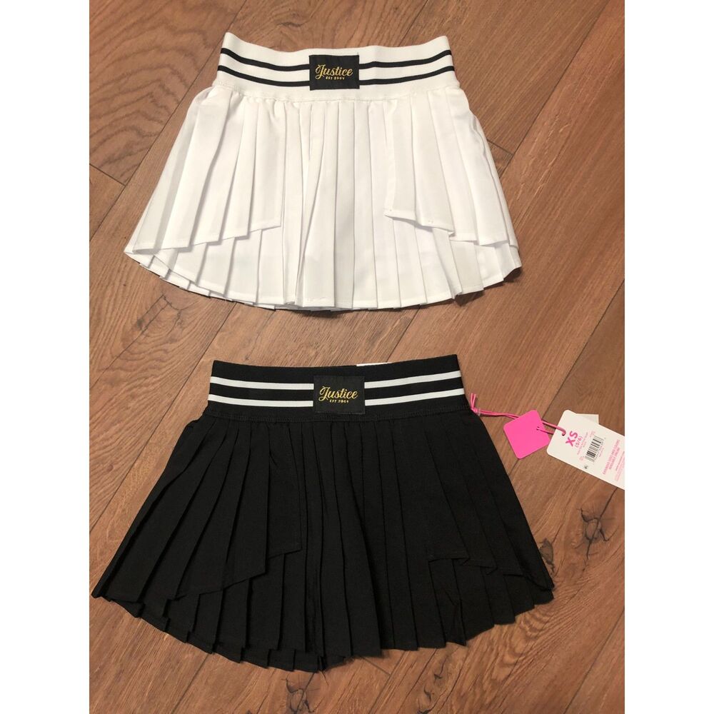 Justice Girls 5/6 Gymnast Cheer Skort Bundle